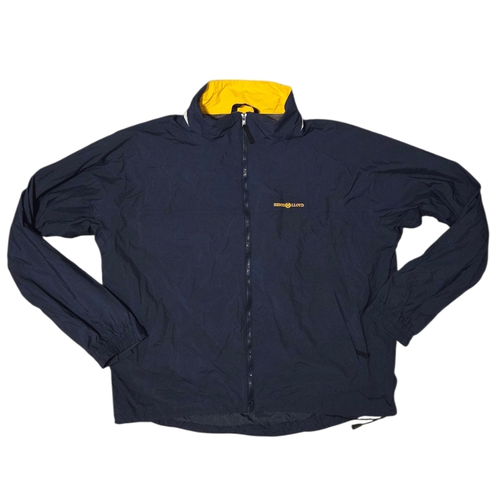Henri Lloyd Sailing Rain‎ Outdoor Waterproof Mesh Lined Coat Jacket Pockets XXL